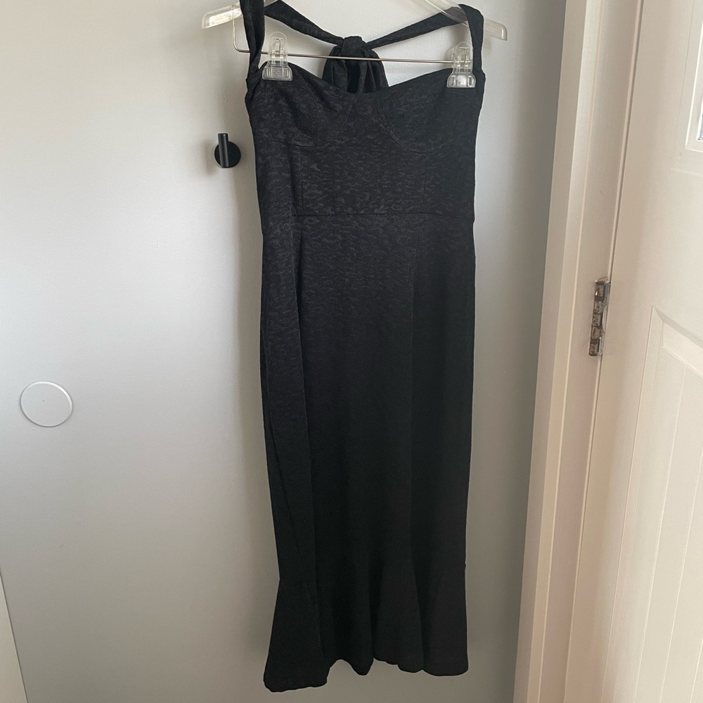 Anthropology Lace Mermaid Midi Dress